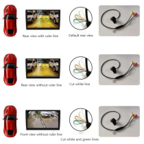 ATLI ATCC8046 HD 1080P Car Reversing Camera - IP69 Waterproof Backup Camera with Night Vision, Wide Angle for Trucks, SUVs, Vans