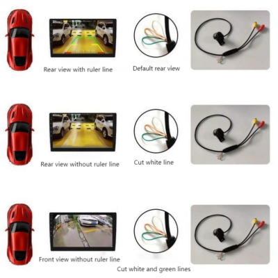 ATLI ATCC8046 HD 1080P Car Reversing Camera - IP69 Waterproof Backup Camera with Night Vision, Wide Angle for Trucks, SUVs, Vans