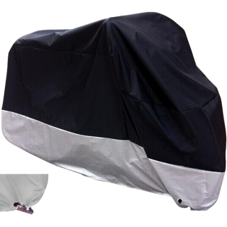 ATCZ-4755 All Season Black Waterproof Sun Motorcycle Cover