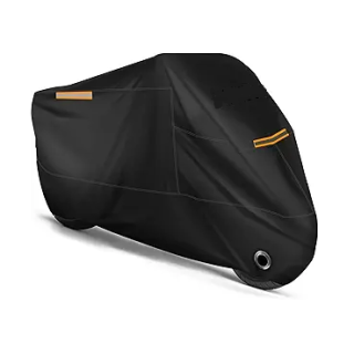 ATCZ-4755 All Season Black Waterproof Sun Motorcycle Cover