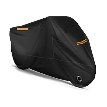 ATCZ-4755 All Season Black Waterproof Sun Motorcycle Cover