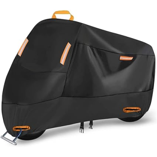 ATCZ-4757 Motorcycle Cover Waterproof Outdoor for Touring Cruiser