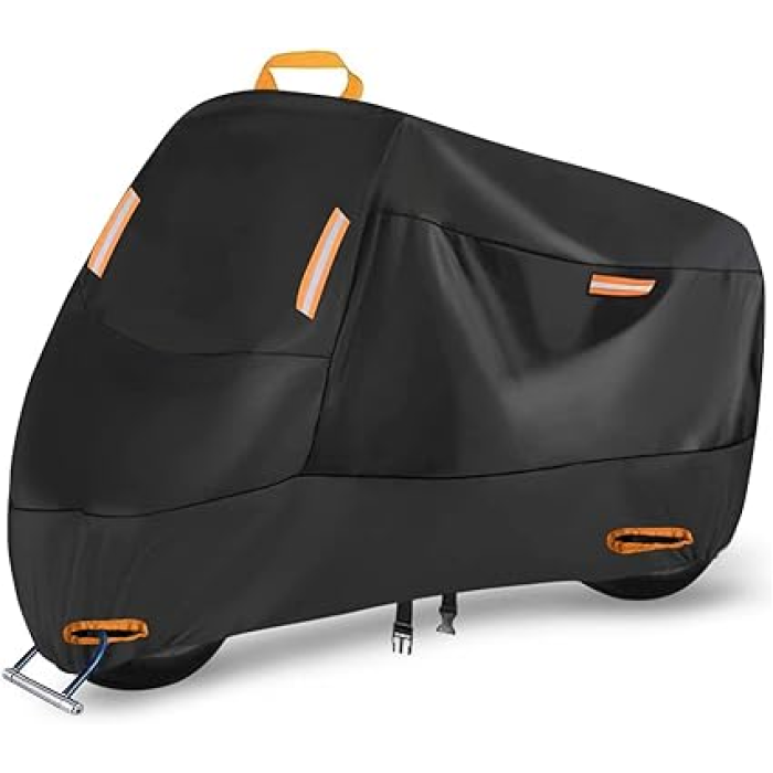 ATCZ-4757 Motorcycle Cover Waterproof Outdoor for Touring Cruiser