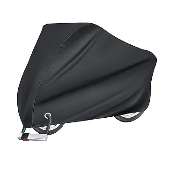 ATCZ-4758 Bike Cover Outdoor Waterproof Bicycle Covers Rain Sun UV Dust Wind Proof with Lock Hole