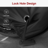 ATCZ-4758 Bike Cover Outdoor Waterproof Bicycle Covers Rain Sun UV Dust Wind Proof with Lock Hole