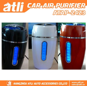 ATLI ATAP-2423 Newest Car Air Purifier - Ionizer & Fragrance Diffuser with Night Light for Vehicles