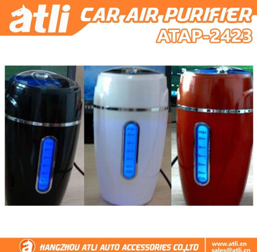 ATLI ATAP-2423 Newest Car Air Purifier - Ionizer & Fragrance Diffuser with Night Light for Vehicles