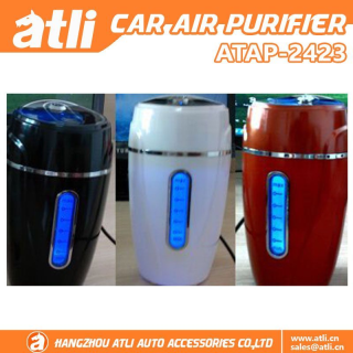 ATLI ATAP-2423 Newest Car Air Purifier - Ionizer & Fragrance Diffuser with Night Light for Vehicles