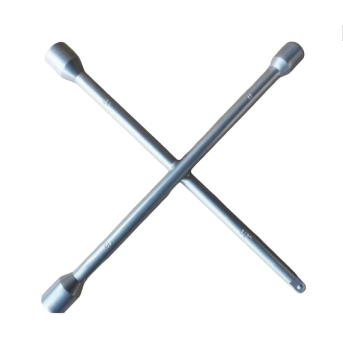 ATLI ATCW-2009 Heavy Duty Cross Wrench - Tire Change Tool for Cars/Trucks/SUVs, Forged Steel Wheel Lug Nut Wrench