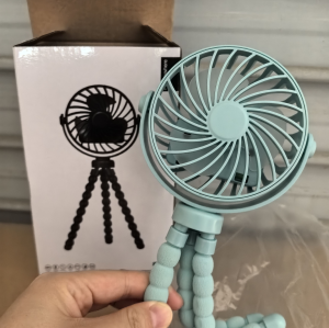 ATLI ATCEF-1015 5V 4W USB Baby Stroller Fan - Quiet Mini Clip-on Fan with Flexible Neck for Pram, Crib & Car Seat