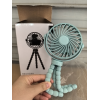 ATLI ATCEF-1015 5V 4W USB Baby Stroller Fan - Quiet Mini Clip-on Fan with Flexible Neck for Pram, Crib & Car Seat
