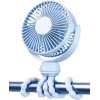 ATLI ATCEF-1015 5V 4W USB Baby Stroller Fan - Quiet Mini Clip-on Fan with Flexible Neck for Pram, Crib & Car Seat
