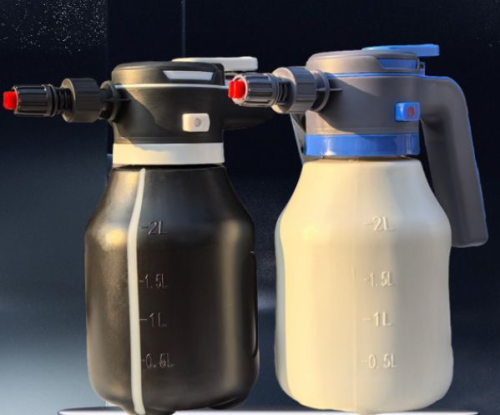 ATLI ATCN-7946 Rechargeable Electric High Pressure Spray Bottle for Car Wash & Home Cleaning, 2000ml Handheld Foam Sprayer