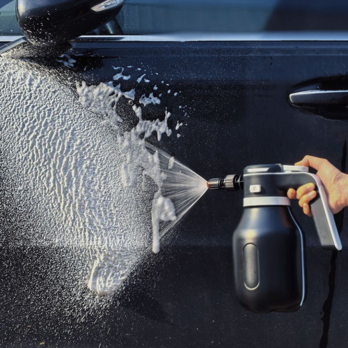 ATLI ATCN-7946 Rechargeable Electric High Pressure Spray Bottle for Car Wash & Home Cleaning, 2000ml Handheld Foam Sprayer