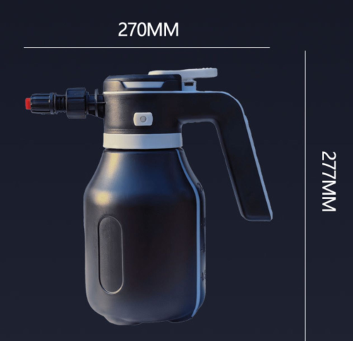 ATLI ATCN-7946 Rechargeable Electric High Pressure Spray Bottle for Car Wash & Home Cleaning, 2000ml Handheld Foam Sprayer