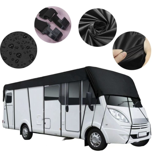RV Roof Cover 210D/300D Oxford Waterproof Tear-Resistant Durable caravan cover