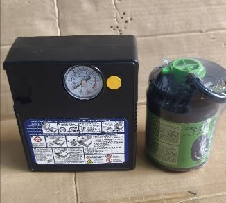 ATLI ATAC-1301 Portable Electric Tire Repair Kit with Inflator Pump and Universal-Type Tire Repair Fluid Included