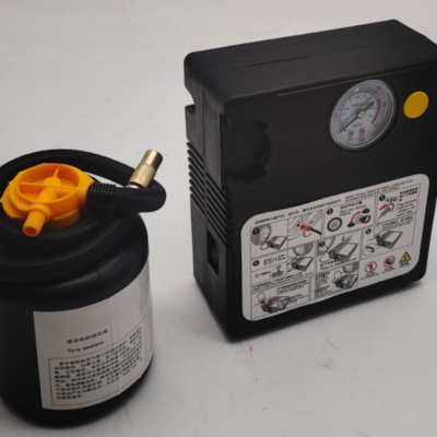ATLI ATAC-1301 Portable Electric Tire Repair Kit with Inflator Pump and Universal-Type Tire Repair Fluid Included