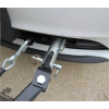 Heavy Duty Truck Tow Bar 5000 lbs Capacity with 2" Ball Mount & Anti-Rattle Steel Coupler - Trailer Towing Hitch