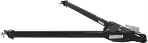 Heavy Duty Truck Tow Bar 5000 lbs Capacity with 2" Ball Mount & Anti-Rattle Steel Coupler - Trailer Towing Hitch