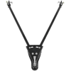 Heavy Duty Truck Tow Bar 5000 lbs Capacity with 2" Ball Mount & Anti-Rattle Steel Coupler - Trailer Towing Hitch