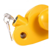 Anti-Theft Lock Aluminum Alloy U Shape Tow Hook Cover - Car Yacht RV Trailer Ball Protector Lock with Key