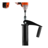 ATLI Heavy Duty Quick Release Drop Leg Trailer Jack for A-Frame Travel/Cargo/Utility Trailers & 5th Wheel RVs Black Powder Coated