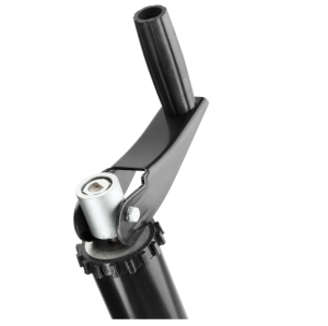 ATLI Heavy Duty Quick Release Drop Leg Trailer Jack for A-Frame Travel/Cargo/Utility Trailers & 5th Wheel RVs Black Powder Coated