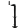 ATLI Heavy Duty Quick Release Drop Leg Trailer Jack for A-Frame Travel/Cargo/Utility Trailers & 5th Wheel RVs Black Powder Coated