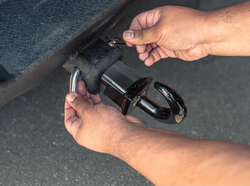 Universal Fit for 2" Receiver, Easy Installation & Extra Secure Point for Vehicle Recovery, Towing, and Off-Road Adventures