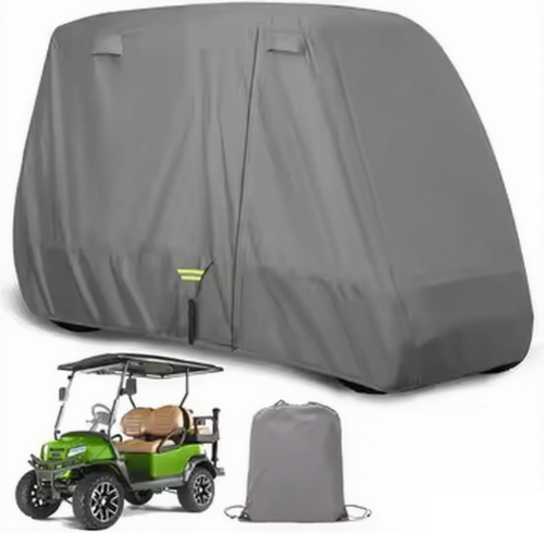 ATGC-5014 Universal 4 Passenger Golf Cart Cover Waterproof Sunproof and Durable for Most Golf Car