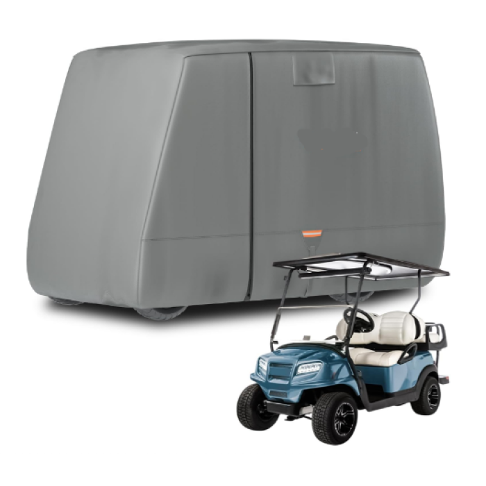 ATGC-5020 Universal 2-4 Passenger Golf Cart Cover Waterproof Sunproof and Durable for Most Golf Car