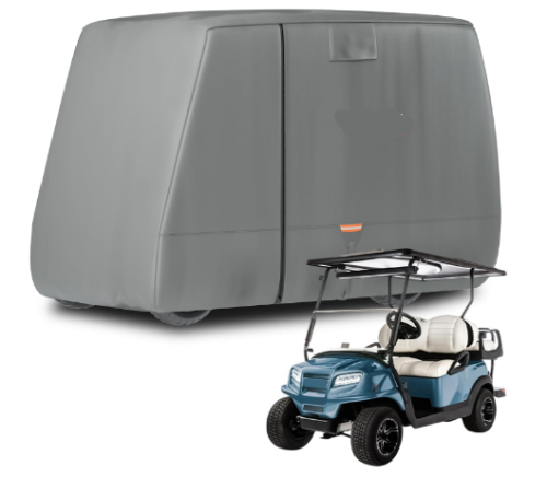 ATGC-5020 Universal 2-4 Passenger Golf Cart Cover Waterproof Sunproof and Durable for Most Golf Car