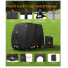ATGC-5021 Universal 4/6 Passenger Golf Cart Cover Waterproof Sunproof and Durable for Most Golf Car