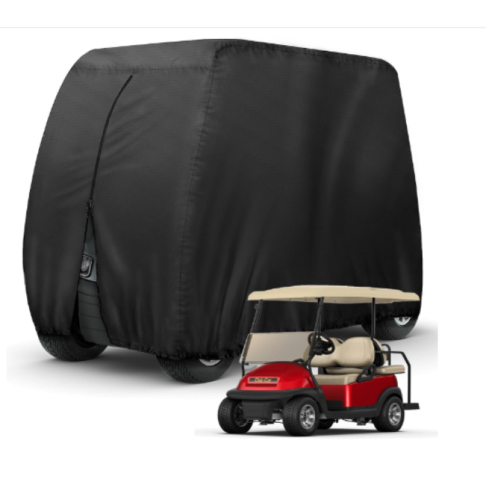 ATGC-5021 Universal 4/6 Passenger Golf Cart Cover Waterproof Sunproof and Durable for Most Golf Car