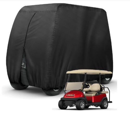 ATGC-5021 Universal 4/6 Passenger Golf Cart Cover Waterproof Sunproof and Durable for Most Golf Car