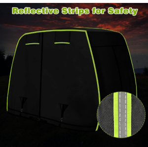 ATGC-5022 Universal 2-4 Passenger Golf Cart Cover Waterproof Sunproof and Durable for Most Golf Car