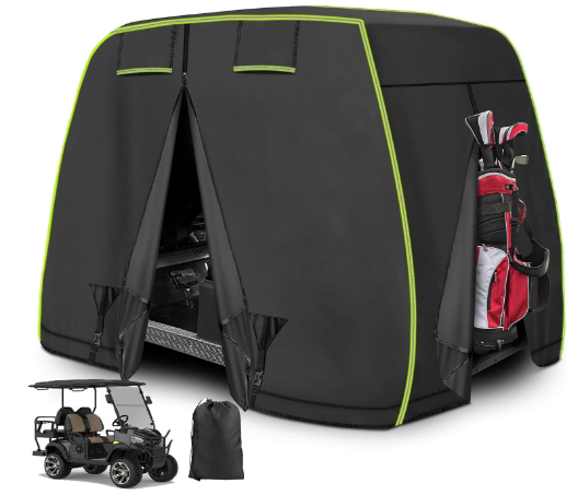 ATGC-5022 Universal 2-4 Passenger Golf Cart Cover Waterproof Sunproof and Durable for Most Golf Car