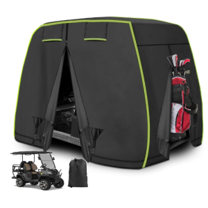 ATGC-5022 Universal 2-4 Passenger Golf Cart Cover Waterproof Sunproof and Durable for Most Golf Car