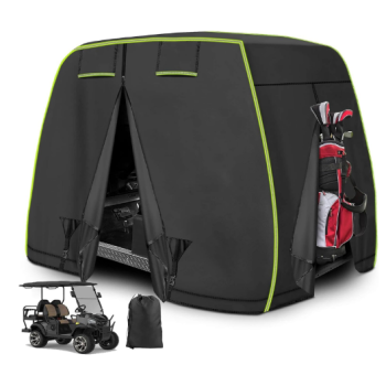 ATGC-5022 Universal 2-4 Passenger Golf Cart Cover Waterproof Sunproof and Durable for Most Golf Car