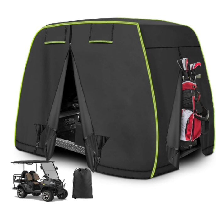 ATGC-5022 Universal 2-4 Passenger Golf Cart Cover Waterproof Sunproof and Durable for Most Golf Car