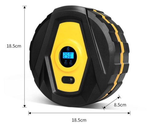 ATLI ATAC1272/1272A Tire Inflator Portable Air Compressor,DC 12V Portable Tire Inflator with light