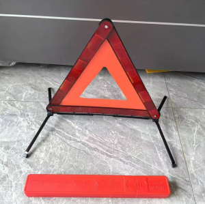 ATAR1032 High Visibility 43CM Reflective Warning Triangle, Foldable Emergency Road Safety Sign for Cars