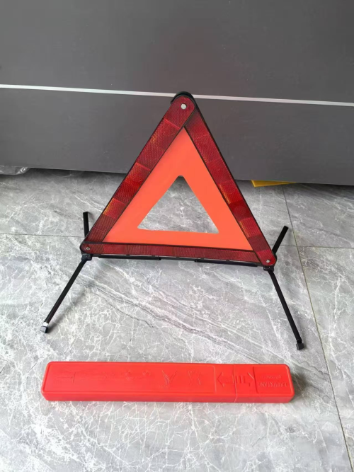 ATAR1032 High Visibility 43CM Reflective Warning Triangle, Foldable Emergency Road Safety Sign for Cars