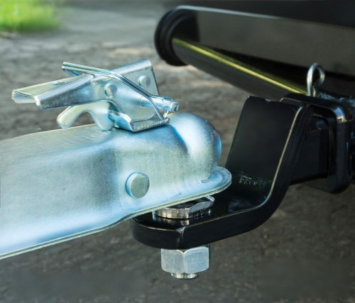 RR8025 3" Receiver Hitch Ball Coupler for 2" Ball, 3500 lbs Towing & 350 lbs Tongue Capacity, Zinc Plated, SAE V-5 Certified