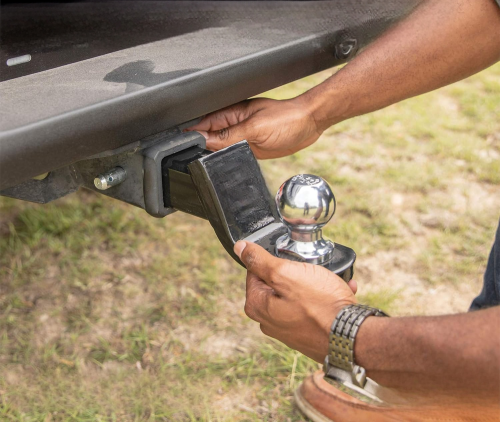 RR8207 2" Hitch Ball Mount, 5" Rise & 6" Drop, 5000 lbs Towing & 500 lbs Tongue Capacity, Steel with Powder Coating