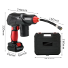 ATAC2104 1500mAh Heavy Duty Wireless Air Pump 7BAR Max Pressure 30-60L/min Fast Inflation