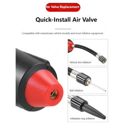 ATAC2104 1500mAh Heavy Duty Wireless Air Pump 7BAR Max Pressure 30-60L/min Fast Inflation