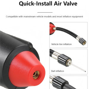 ATAC2104 1500mAh Heavy Duty Wireless Air Pump 7BAR Max Pressure 30-60L/min Fast Inflation