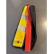 Portable Warning Triangle and Safety Vest Kit for Emergency Roadside Safety